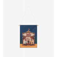 Animal Friends Fabric Poster - Circus Edition